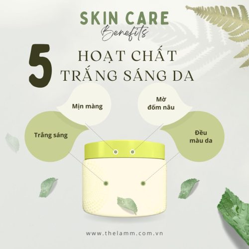 Trắng da mờ nám