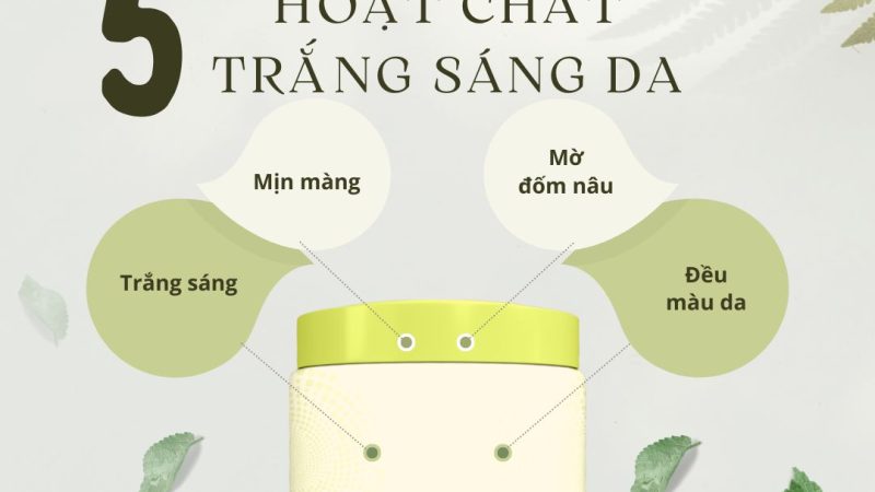 Trắng da mờ nám