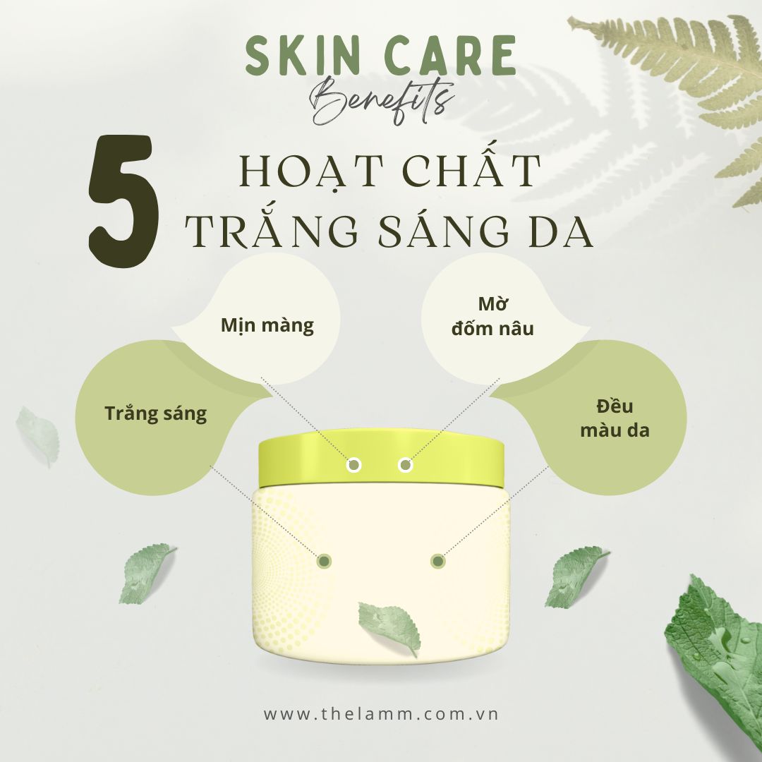 Trắng da mờ nám