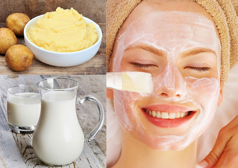 Mặt nạ cho da khô từ thiên nhiên tự làm tại nhà bằng khoai tây