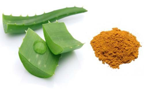 Mặt nạ tinh bột nghệ và nha đam