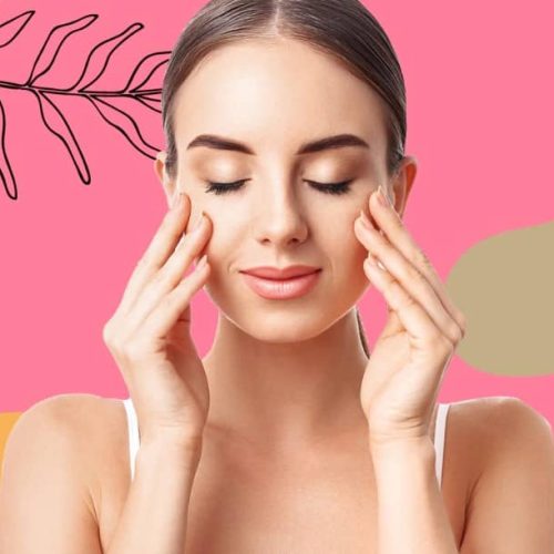 mát xa mặt trước khi ngủ