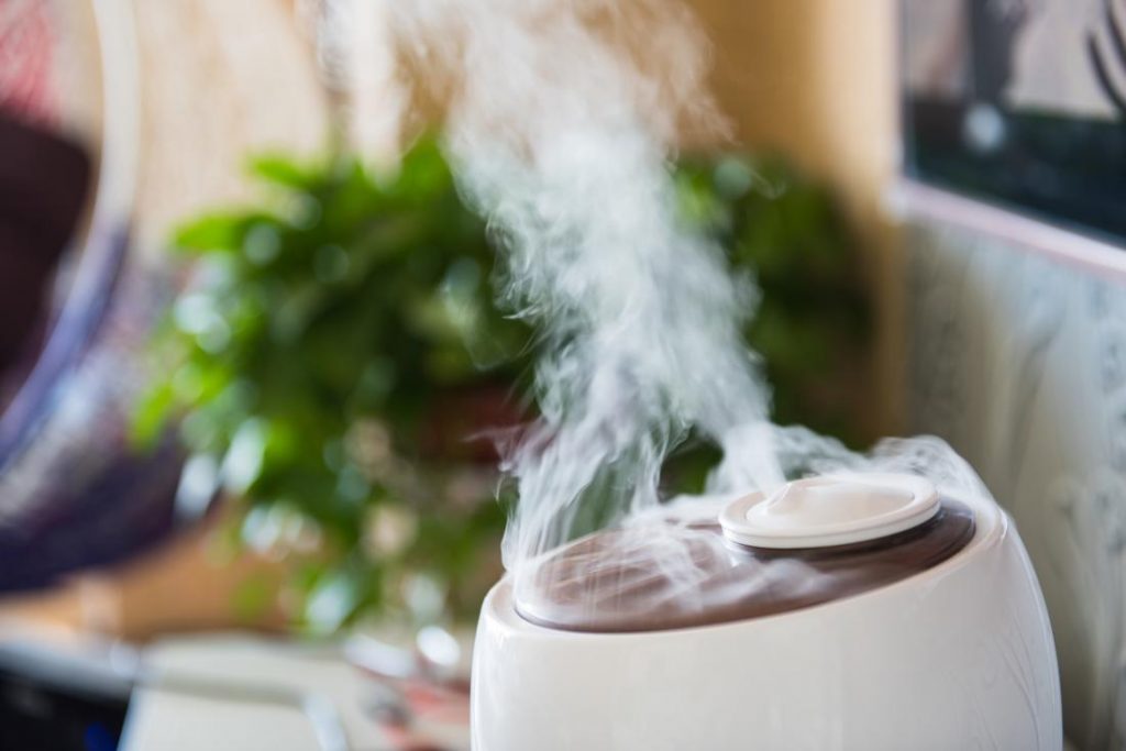 Sử dụng máy tạo độ ẩm để ngăn ngừa khô da